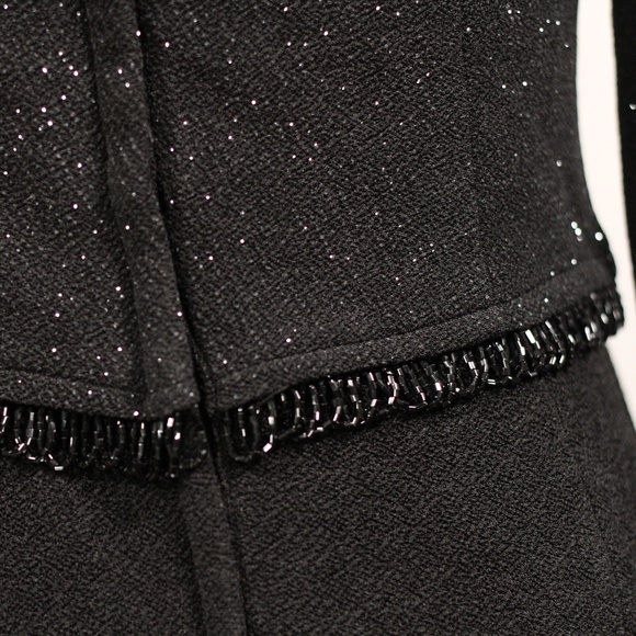 Scott McClintock Petites Black Shimmer Gown - Picture 5 of 15